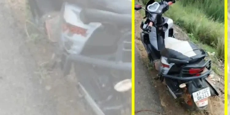 ମର୍ମନ୍ତୁଦ ସଡକ ଦୁର୍ଘଟଣାରେ ସ୍ତ୍ରୀ ମୃତ, ସ୍ବାମୀ ଆହତ