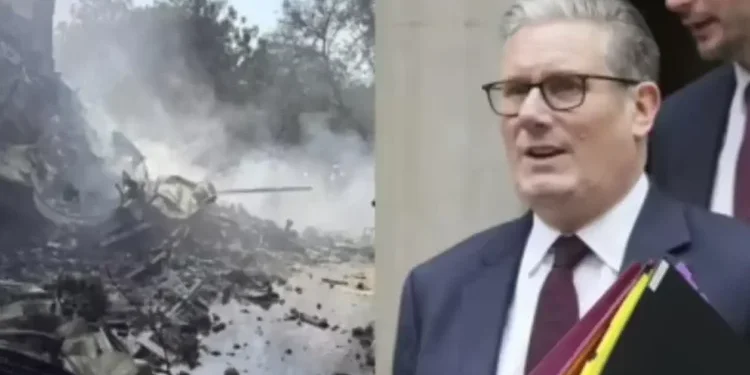 ବିମାନ ଦୁର୍ଘଟଣାକୁ ‘ବିଧ୍ବଂସକାରୀ’ କହି ଦୁଃଖପ୍ରକାଶ କଲେ ବ୍ରିଟେନ ପ୍ରଧାନମନ୍ତ୍ରୀ