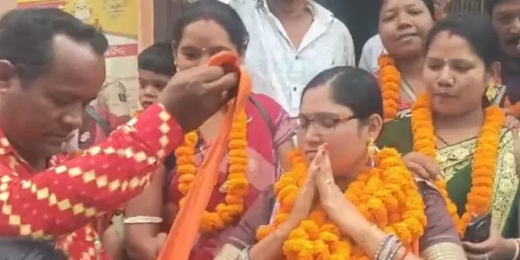 କଲମପୁର ବ୍ଲକ ଅଧ୍ୟକ୍ଷା ଉପନିର୍ବାଚନରେ ବିଜେପିର ବାଜିମାତ୍