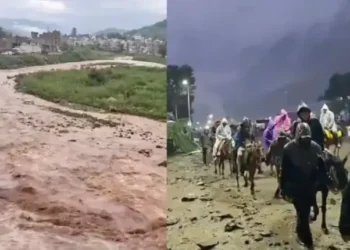 ପ୍ରବଳ ବର୍ଷା ଯୋଗୁଁ ଅମରନାଥ ଯାତ୍ରା ସ୍ଥଗିତ