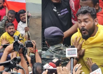 ଉପମୁଖ୍ୟମନ୍ତ୍ରୀଙ୍କ ବାସଭବନ ଘେରିଲା ନବନିର୍ମାଣ ଯୁବଛାତ୍ର ସଂଗଠନ