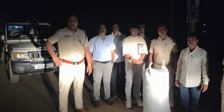 ୨୬ କେଜିରୁ ଅଧିକ ଗଞ୍ଜେଇ ଜବତ, ଜଣେ ଗିରଫ