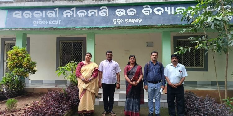 ଗଜପତି ଜିଲ୍ଲାର ଶିକ୍ଷାର ବିକାଶକୁ ରାଜ୍ୟ ନୋଡାଲ୍ ଅଫିସର ପ୍ରସଂଶା