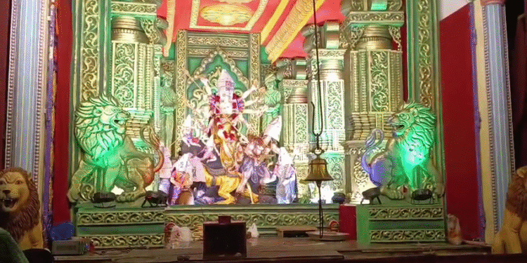 ଶାରଦୀୟ ପବିତ୍ର ଦୁର୍ଗା ପୂଜା ଅବସରରେ ଝଲସି ଉଠୁଛି ଖଞ୍ଜାସାହି
