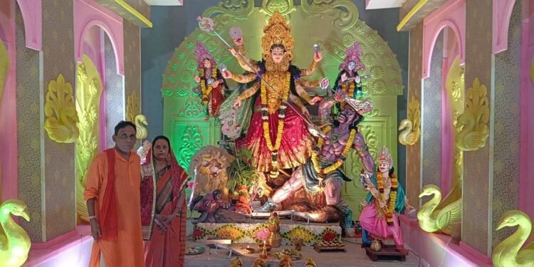 ଗାନ୍ଧୀ ଛକରେ ୪୯ତମ ଦେବୀ ଦୁର୍ଗାଙ୍କ ପୂଜା ଅନୁଷ୍ଠିତ