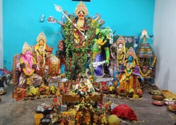 ଚିତ୍ରକାର ସାହି ଛକରେ ମାଆ ଭବାନୀଙ୍କ ପୂଜା ଅନୁଷ୍ଠିତ