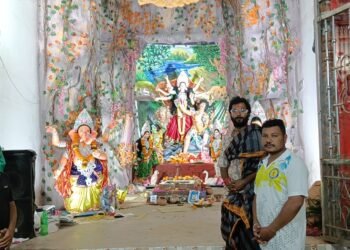 ବିଦ୍ୟୁତ ବିଭାଗର ପୁରୁଣା ପାୱାର ହାଉସ ଠାରେ ଦୁର୍ଗା ପୂଜା ଅନୁଷ୍ଠିତ